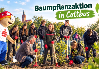 Baumpflanzaktion in Cottbus