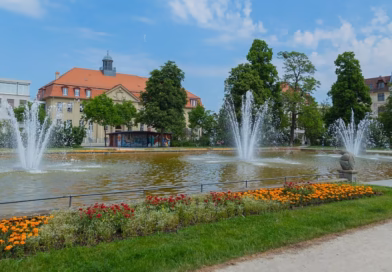 Cottbus Brunnen Schillerplatz