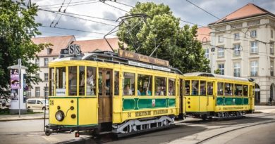 Historische Straßenbahn in Cottbus